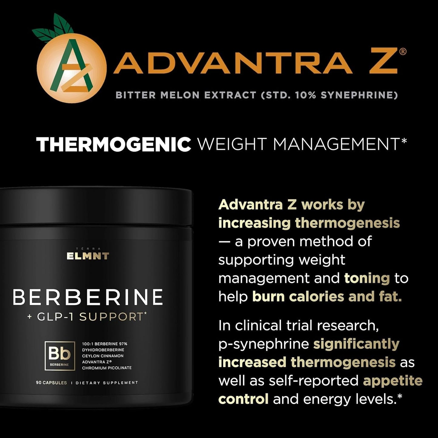 141,500Mg Berberine GLP-1 Weight Loss Supplement 100X Strength Berberine - Appetite Suppressant Pills for Women