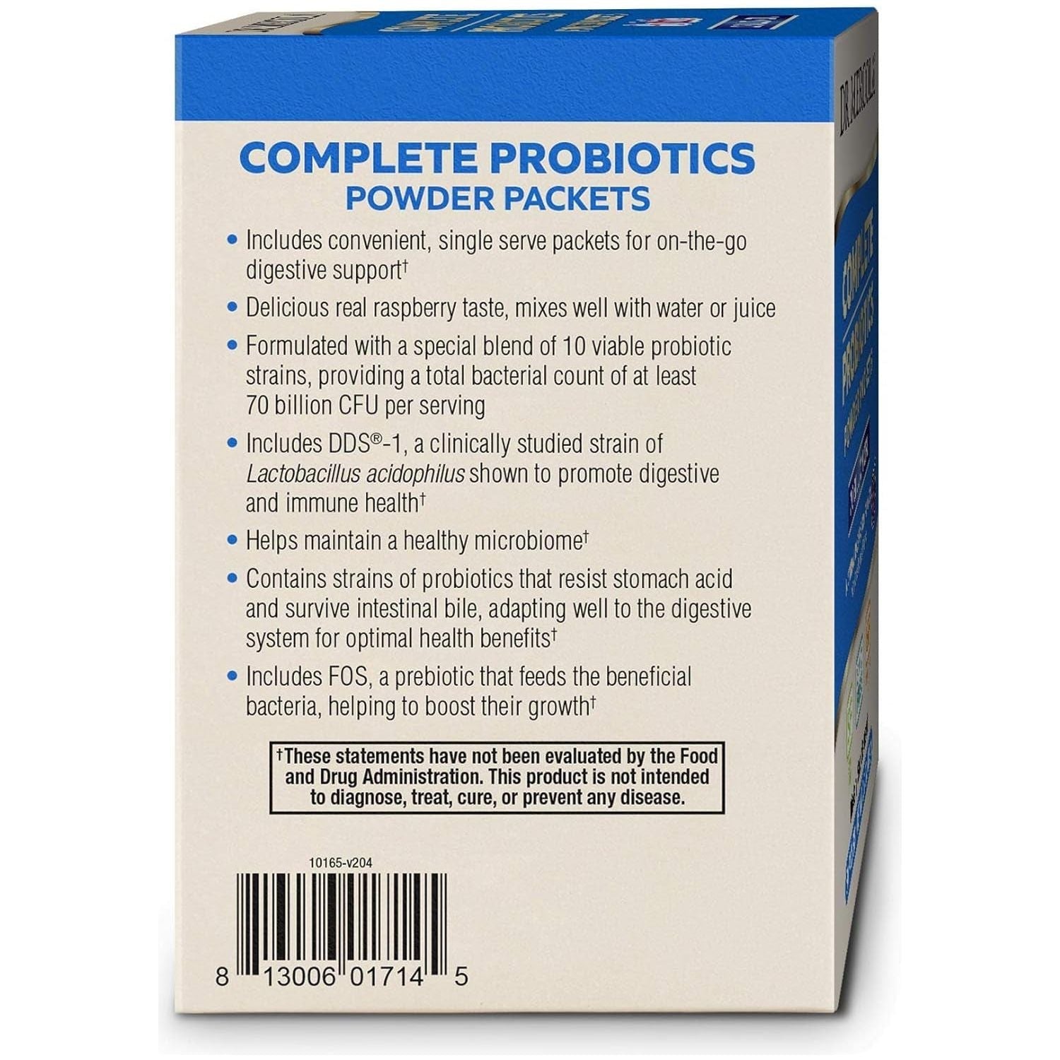Dr. Mercola Complete Probiotics Powder Packets, 30 Servings 70 Billion CFU