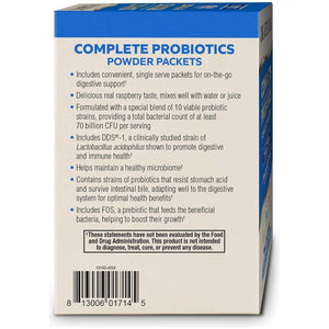 Dr. Mercola Complete Probiotics Powder Packets, 30 Servings 70 Billion CFU