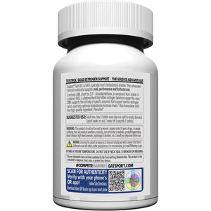 GAT SPORT Testrol Gold ES, Tribulus, DIM, Zinc, Longjack, Fenugreek, Saw Palmetto for Estrogen Balance, 60 Tablets