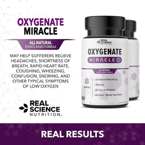 Offers Oxygenate Miracle - Formulated for Lung Support, Helps Relieve Symptoms of Low Oxygen