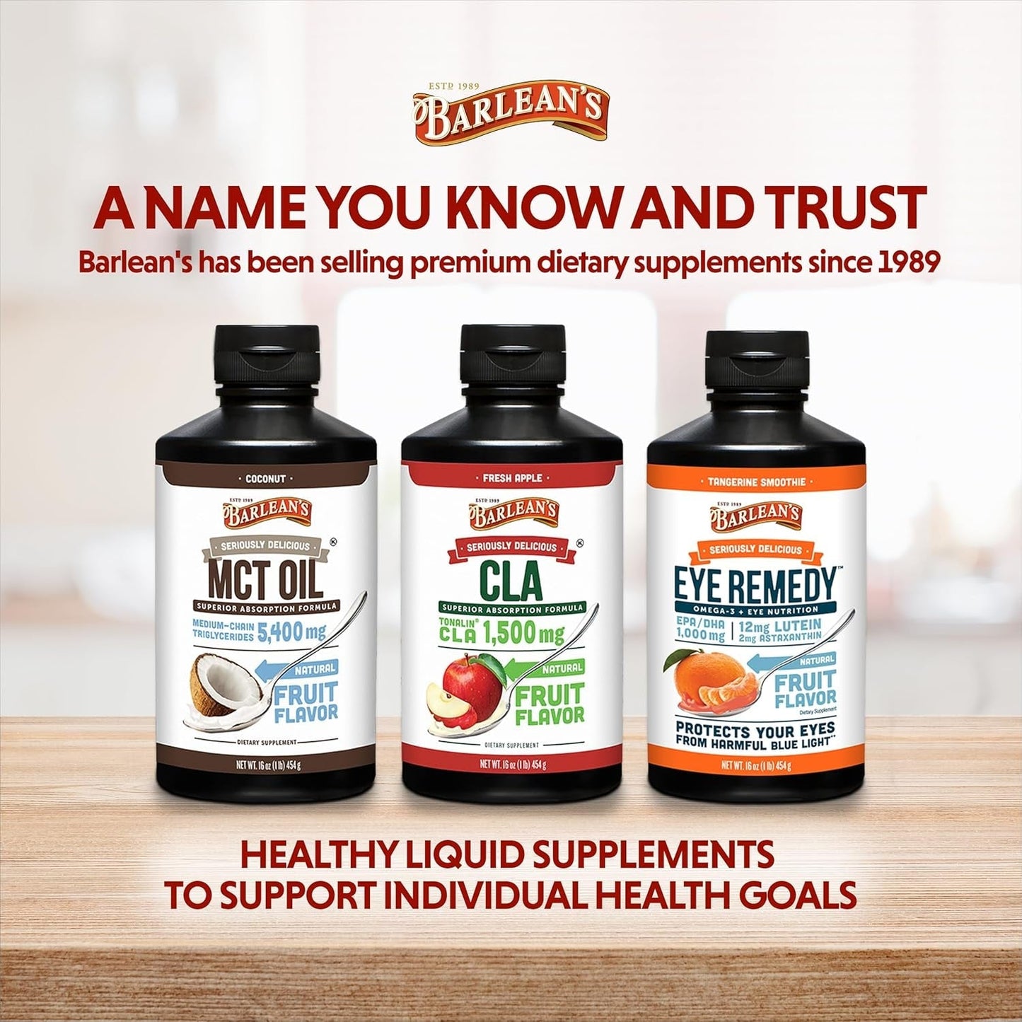 Barlean'S MCT Oil Supplement, Coconut Flavored for Keto Coffee, 5,400Mg 16 Oz