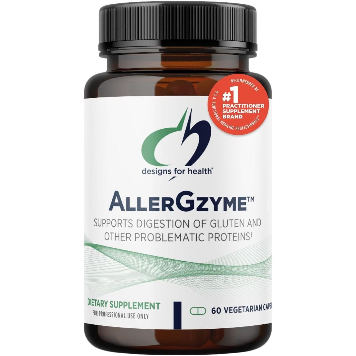 Designs for Health Allergzyme Digestive Enzymes Supplement (60 Capsules)