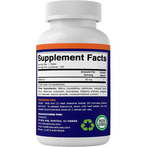 Vitamatic Melatonin 20Mg - Natural Berry Flavor 120 Tablets