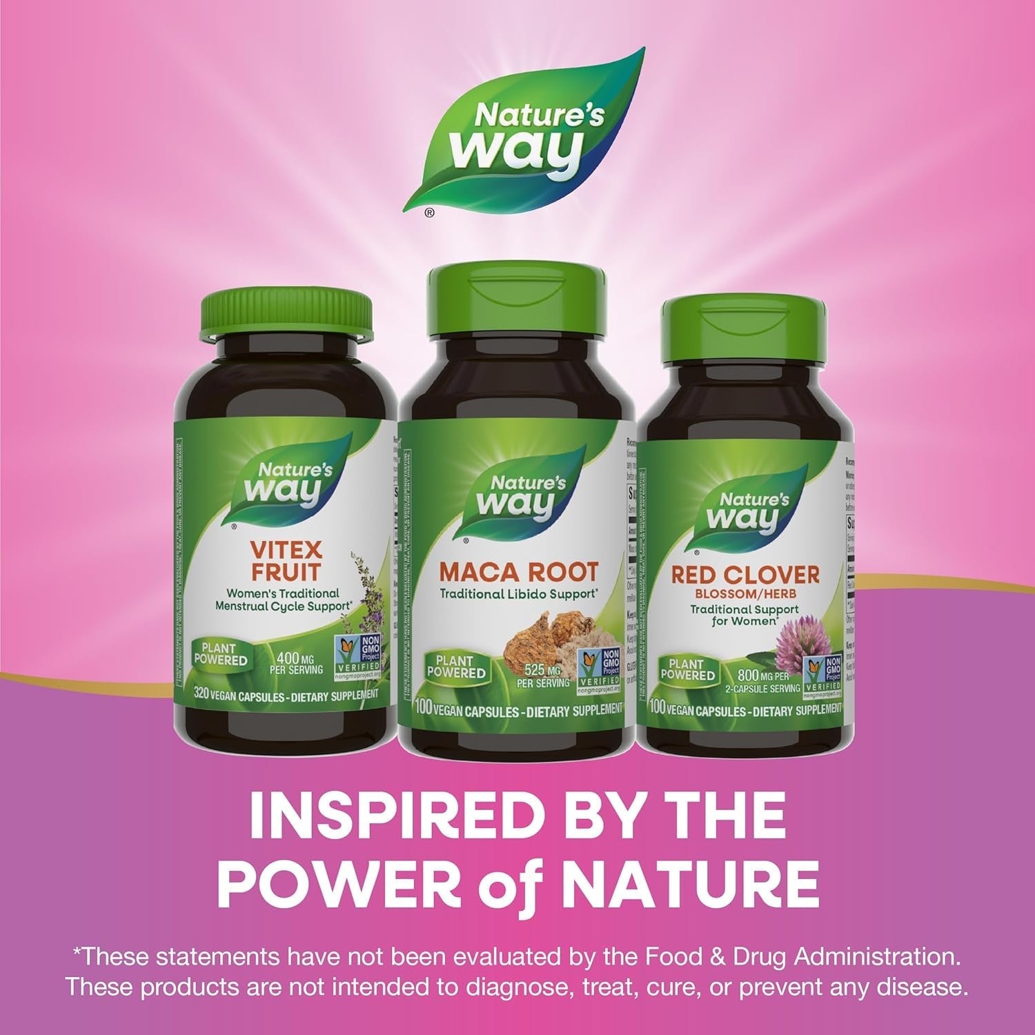 Nature'S Way Maca Root, Traditional Libido Support*, 525 Mg per Serving, 100 Vegan Capsules