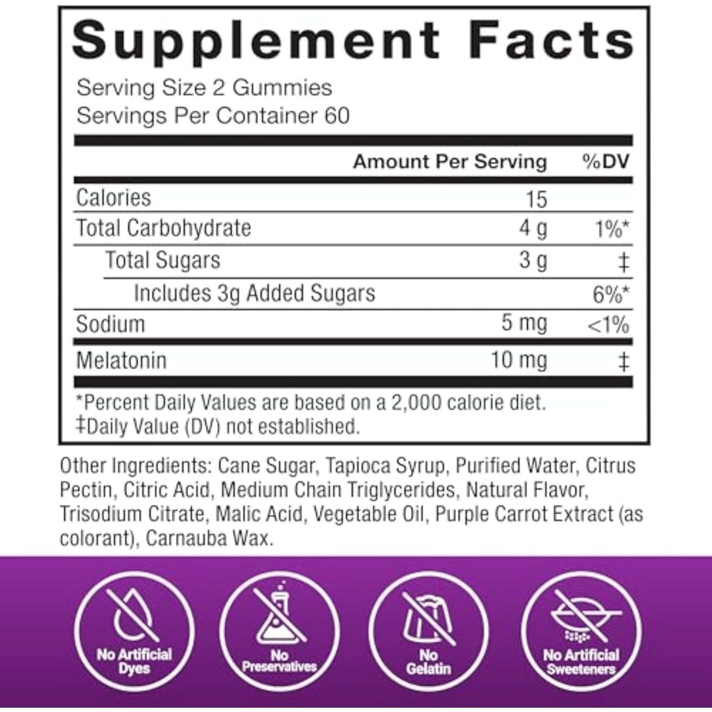 Force Factor Somnapure Gummies with Melatonin for Adults 120 Count