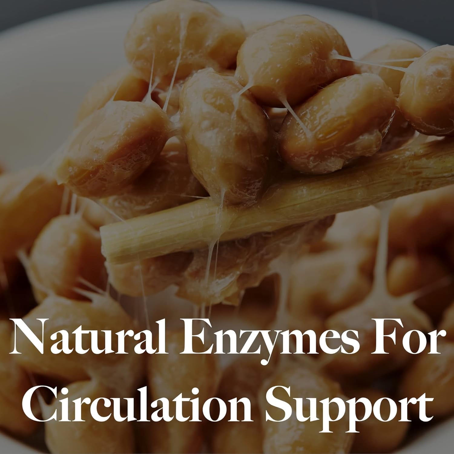 Nattokinase | 2000 FU from Japanese Natto | for Cardiovascular and Circulatory Support | 120 Softgel