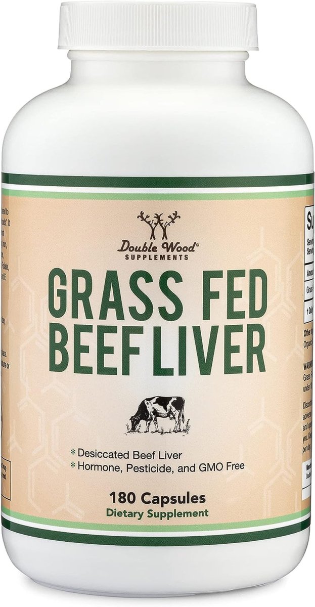 Beef Liver Capsules 1000Mg of Grass Fed 180 Capsules - Suppviv