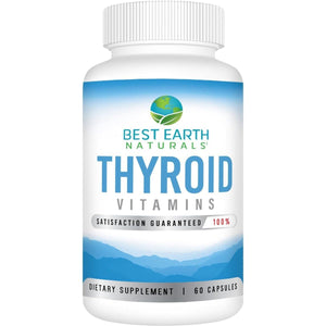 Best Earth Naturals Thyroid Support Supplement for Women & Men - 60 Capsules - Suppviv