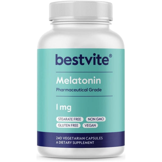 BESTVITE Melatonin 1 Mg (240 Capsules) - Suppviv