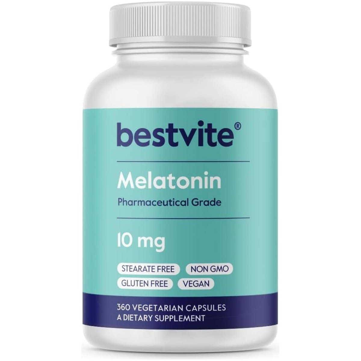 BESTVITE Melatonin 10 Mg - 360 Veg Caps - Suppviv