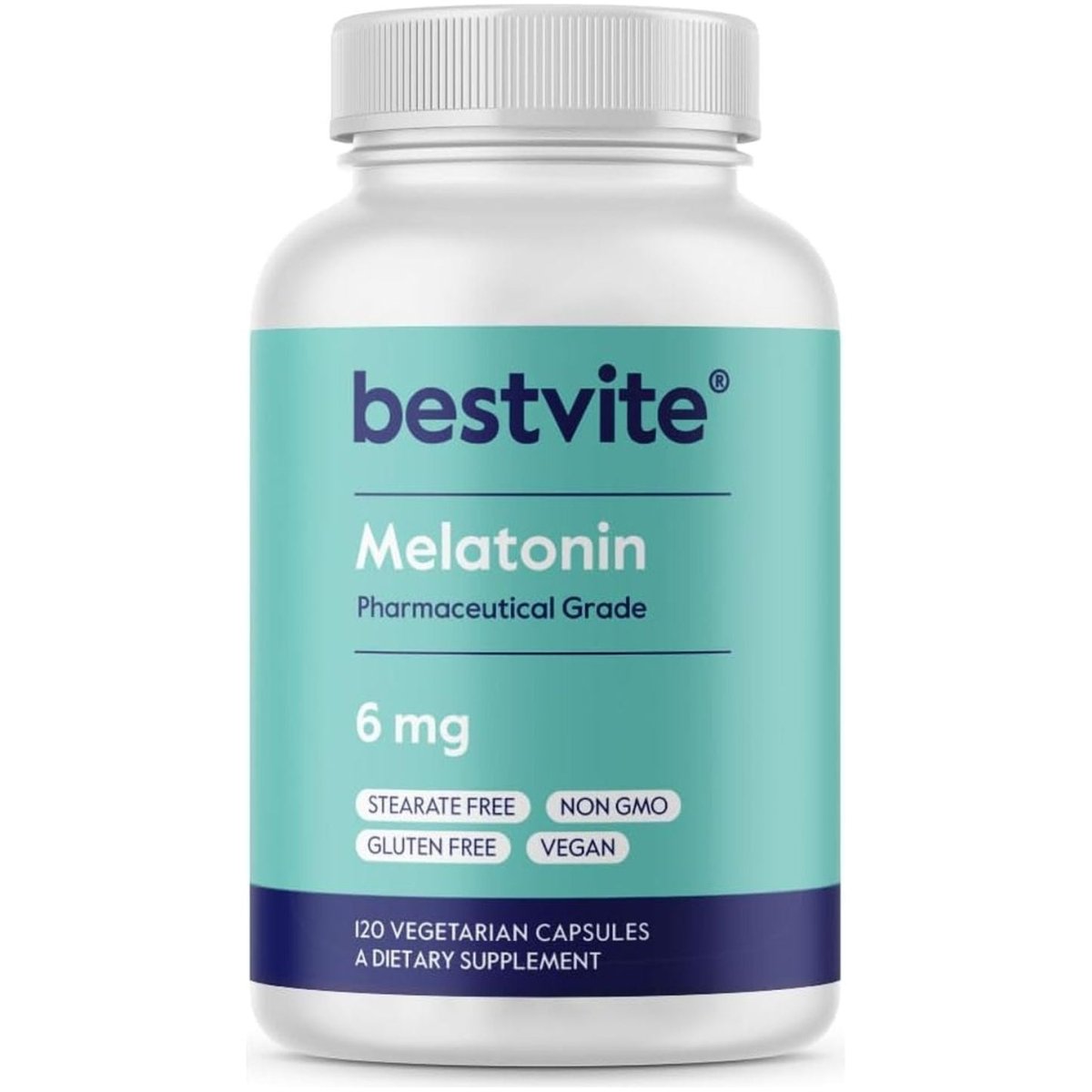 BESTVITE Melatonin 6 Mg - 120 Veg Caps - Suppviv