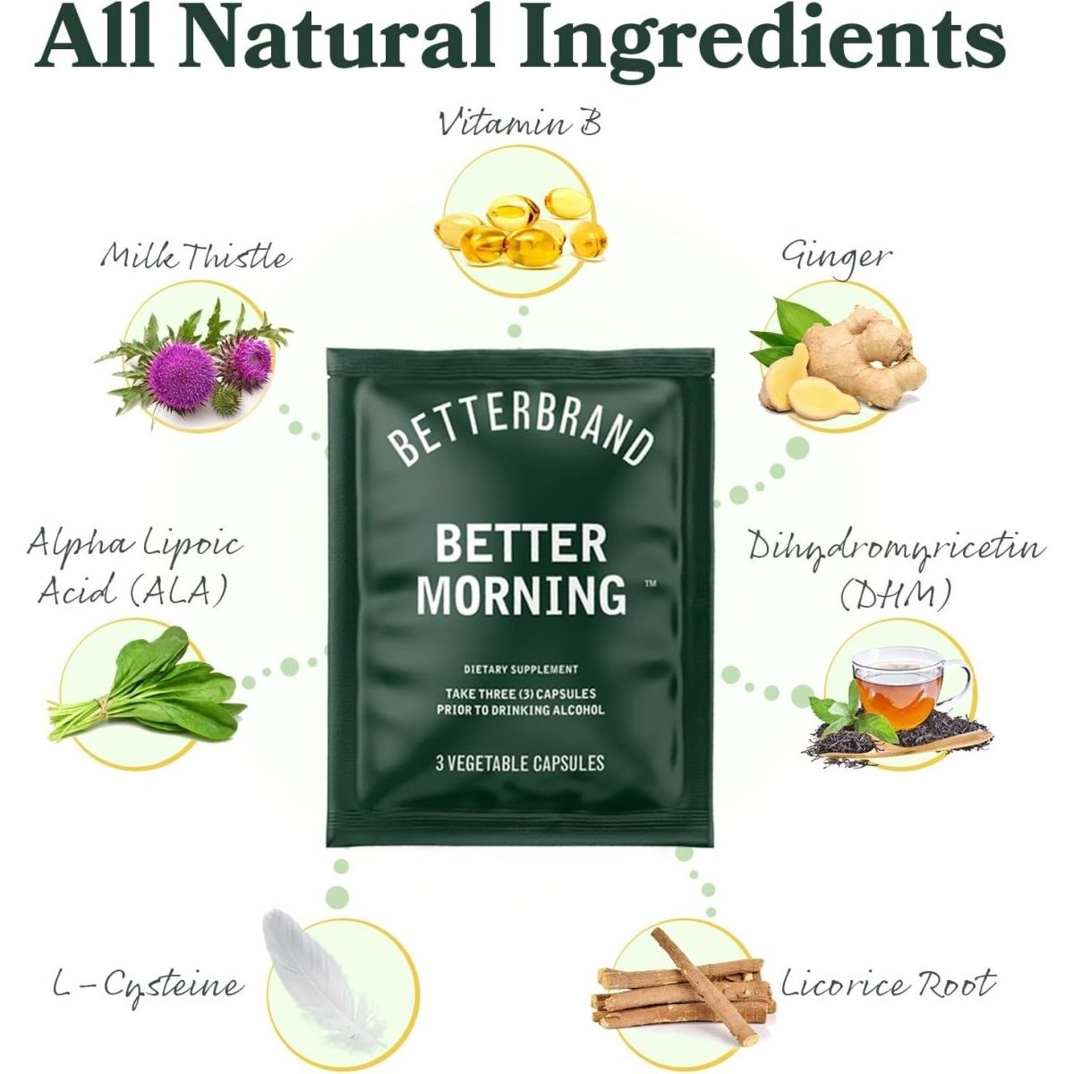 Betterbrand Bettermorning All - Natural Ingredients (10X Single Serving Packets) - Suppviv