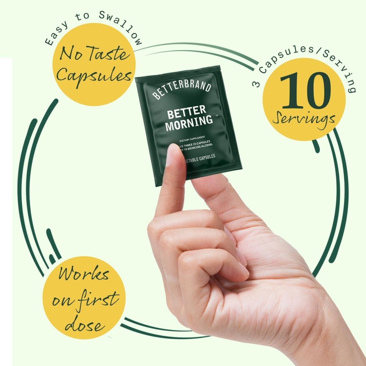 Betterbrand Bettermorning All - Natural Ingredients (10X Single Serving Packets) - Suppviv