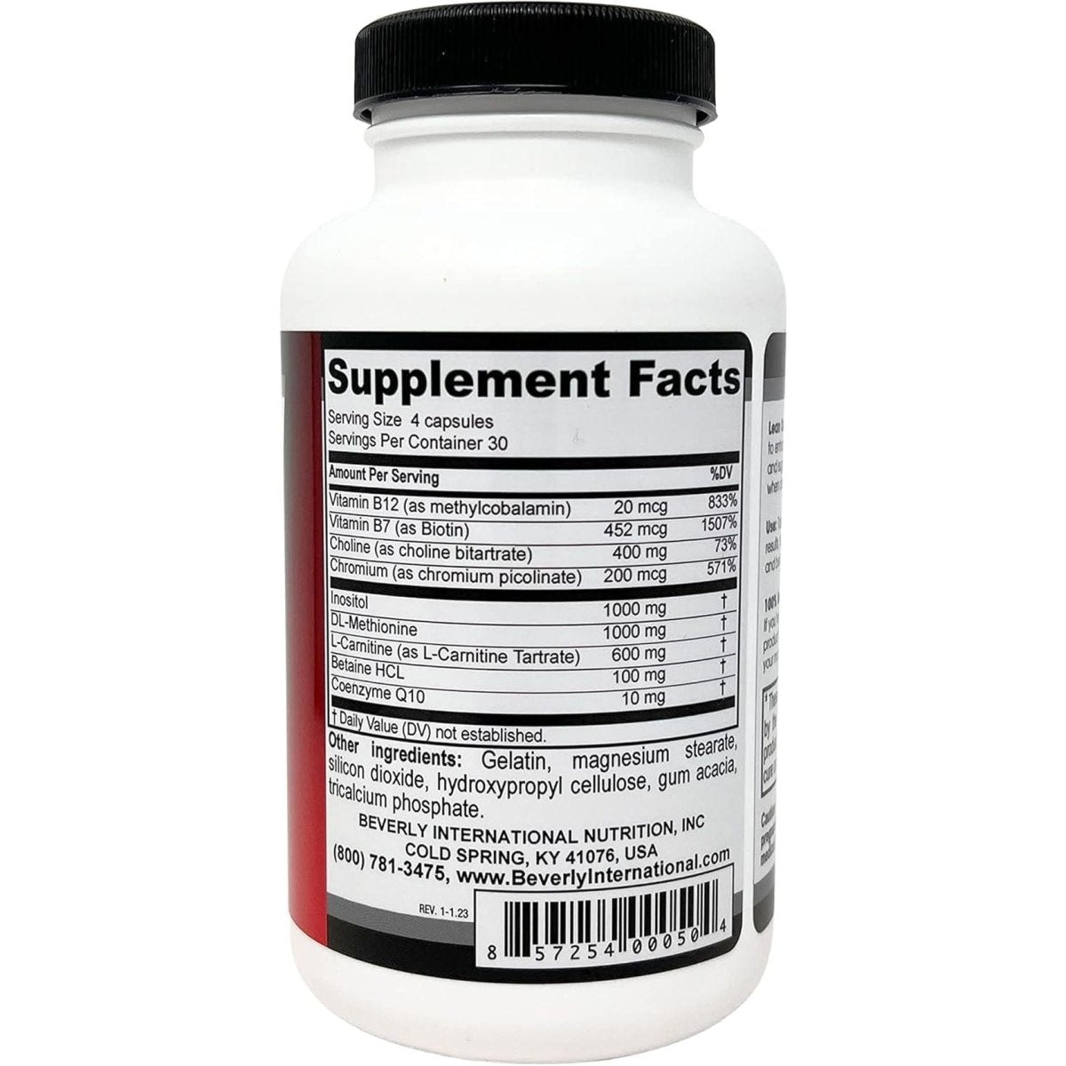 Beverly International Lean Out 120 Caps. Fat Burner with Metabolic Support - Suppviv