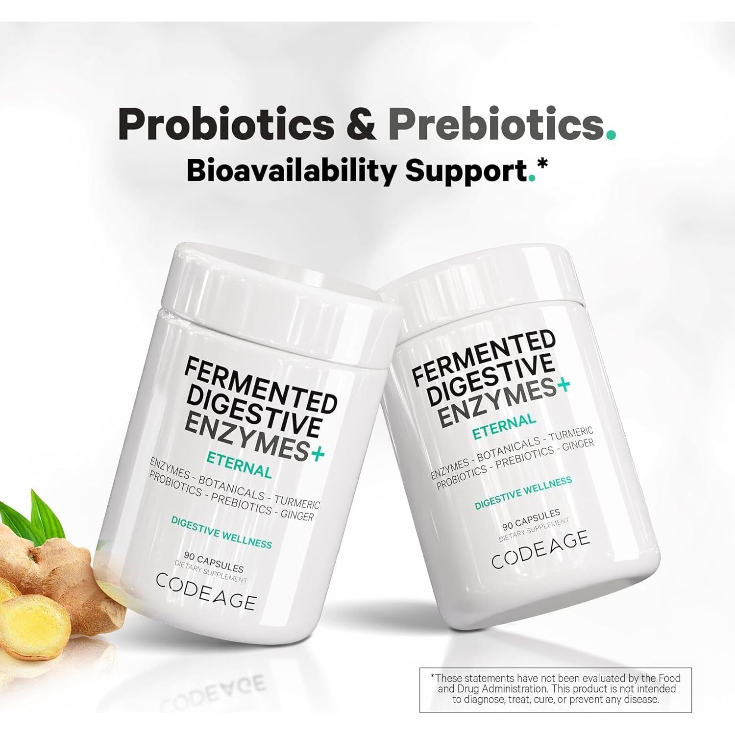 Codeage Fermented Digestive Enzymes Supplement- 90 Servings