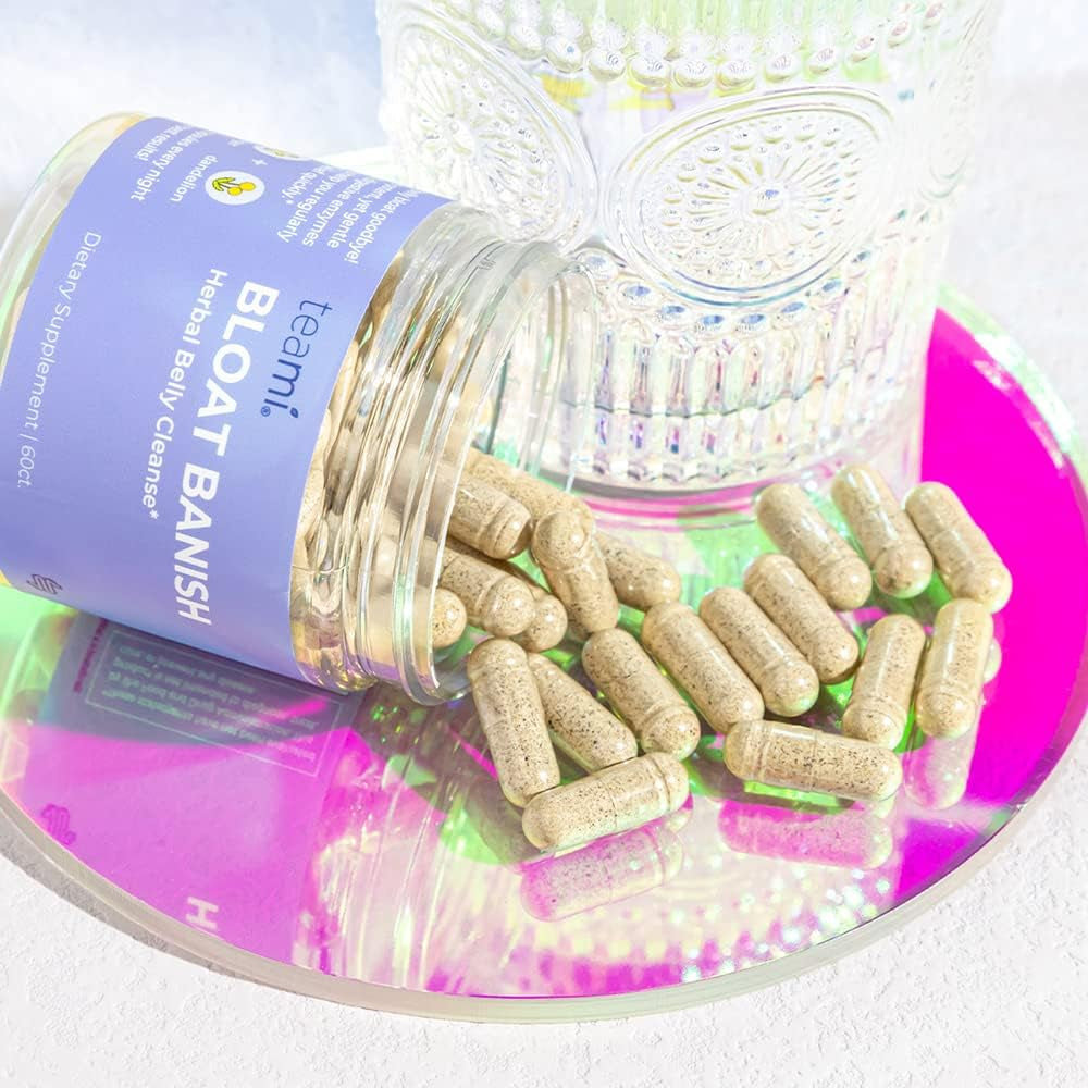 Teami Bloat Banish Fast Gas and Bloating Relief for Women - Debloat Pills to Support Digestion, Ensuring Regularity & Constipation Relief