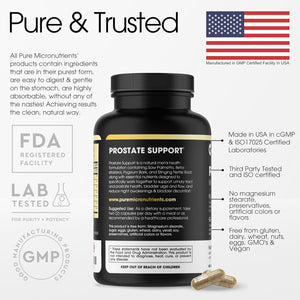 Pure Micronutrients Advanced Prostate Health Supplement for Bladder Control & Urinary Support for Men