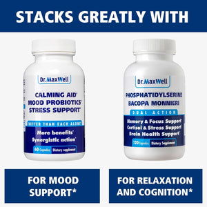 Serotonin and Dopamine Supplements - Helps Maintain Normal Neurotransmitter Levels 60 Capsules