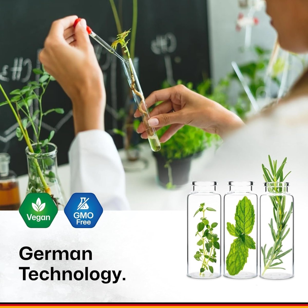 BIO KRAUTER Lemon Balm Gummies - 1500 Mg Strength - 60 Vegan Chews - Suppviv