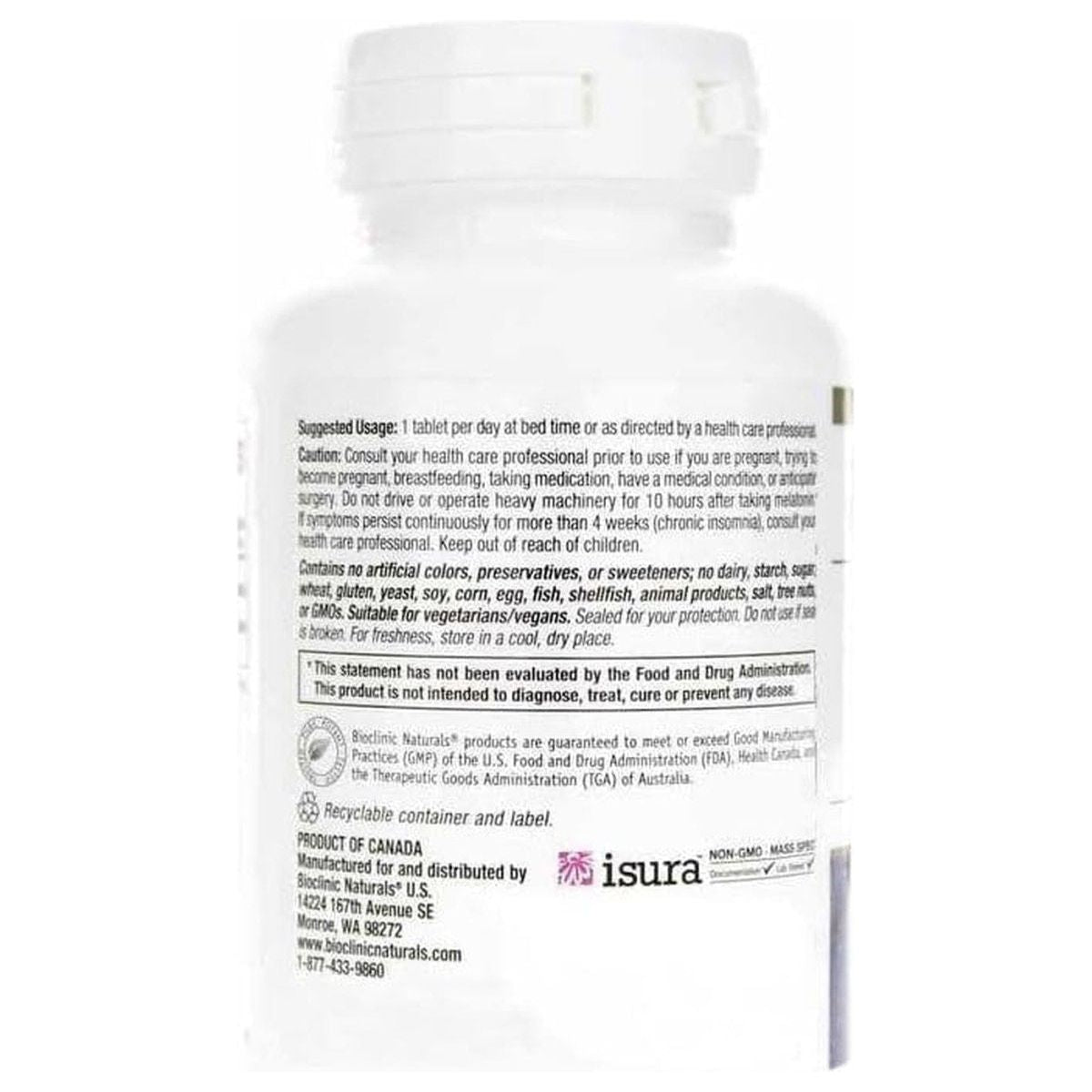 Bioclinic Naturals, Melatonin Time Release 5 Mg 60 Tabs - Suppviv