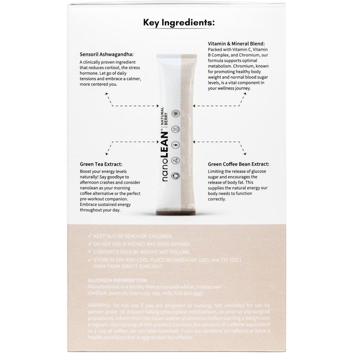 Biopharma Scientific Nanolean Natural Weight Management & Fat Burning 30 Servings - Suppviv