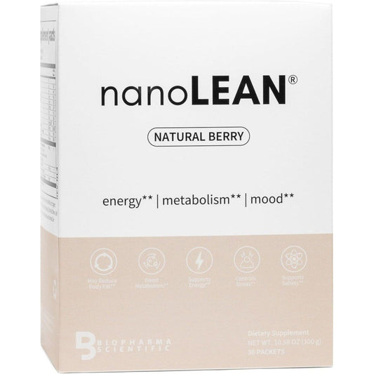 Biopharma Scientific Nanolean Natural Weight Management & Fat Burning 30 Servings - Suppviv