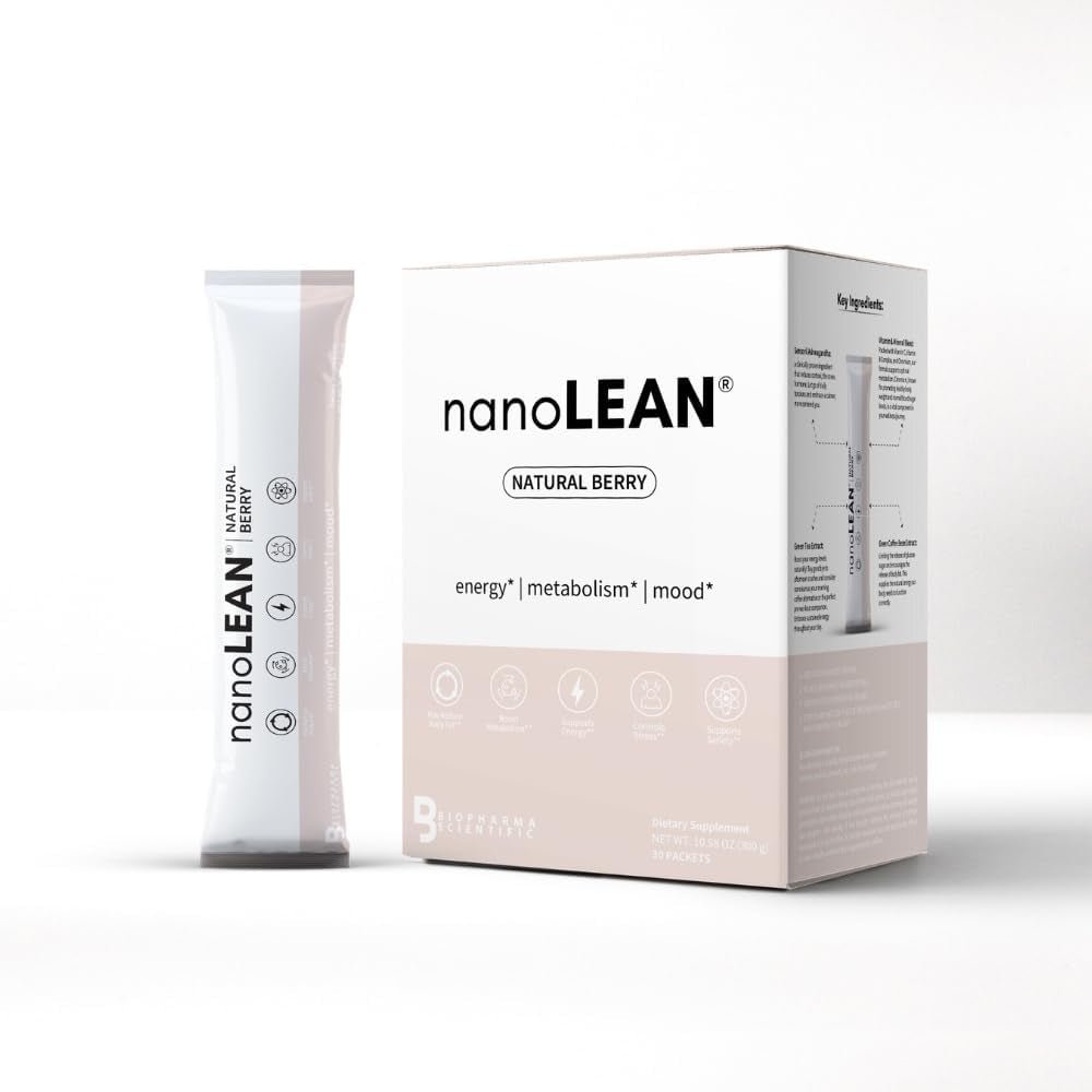 Biopharma Scientific Nanolean Natural Weight Management & Fat Burning 30 Servings - Suppviv