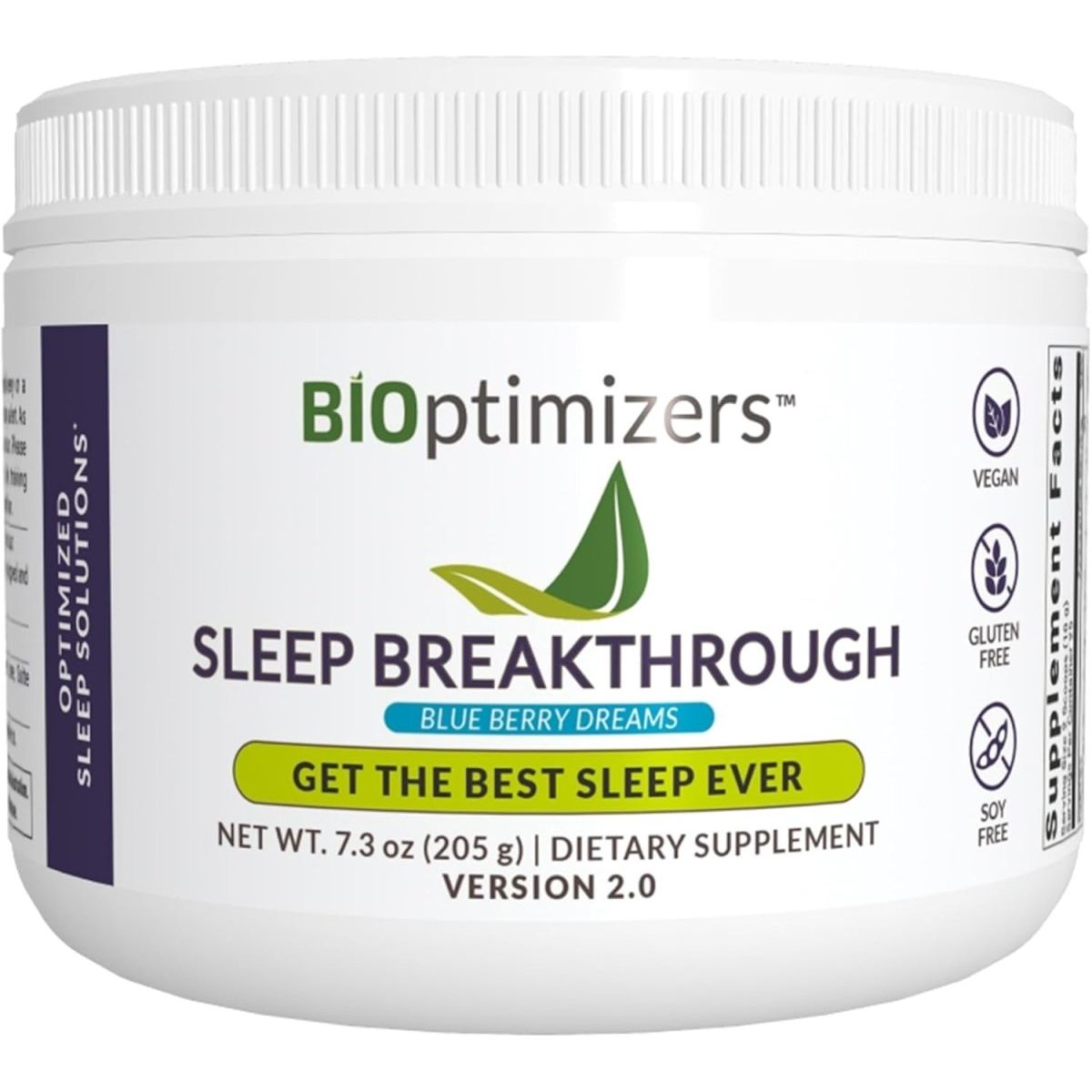 Bioptimizers Sleep Breakthrough 2.0 – Natural Support Supplement - Suppviv