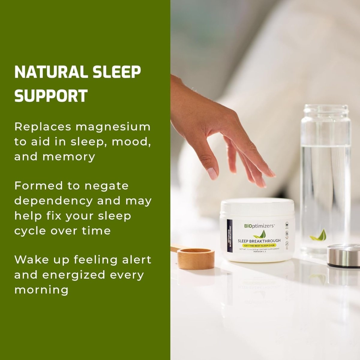 Bioptimizers Sleep Breakthrough 2.0 – Natural Support Supplement - Suppviv