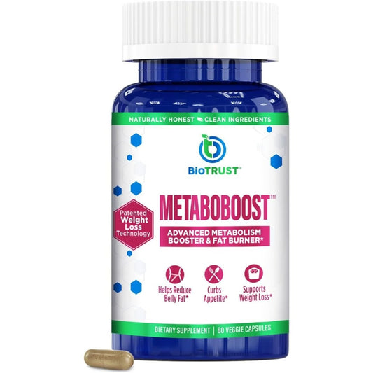 Biotrust Metaboboost Weight Loss Supplement – Appetite Suppressant 60 Capsules - Suppviv