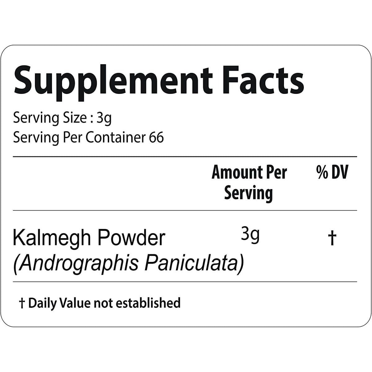 Bixa BOTANICAL Andrographis Powder 200 Grams 7 OZ Herbal Supplement - Suppviv