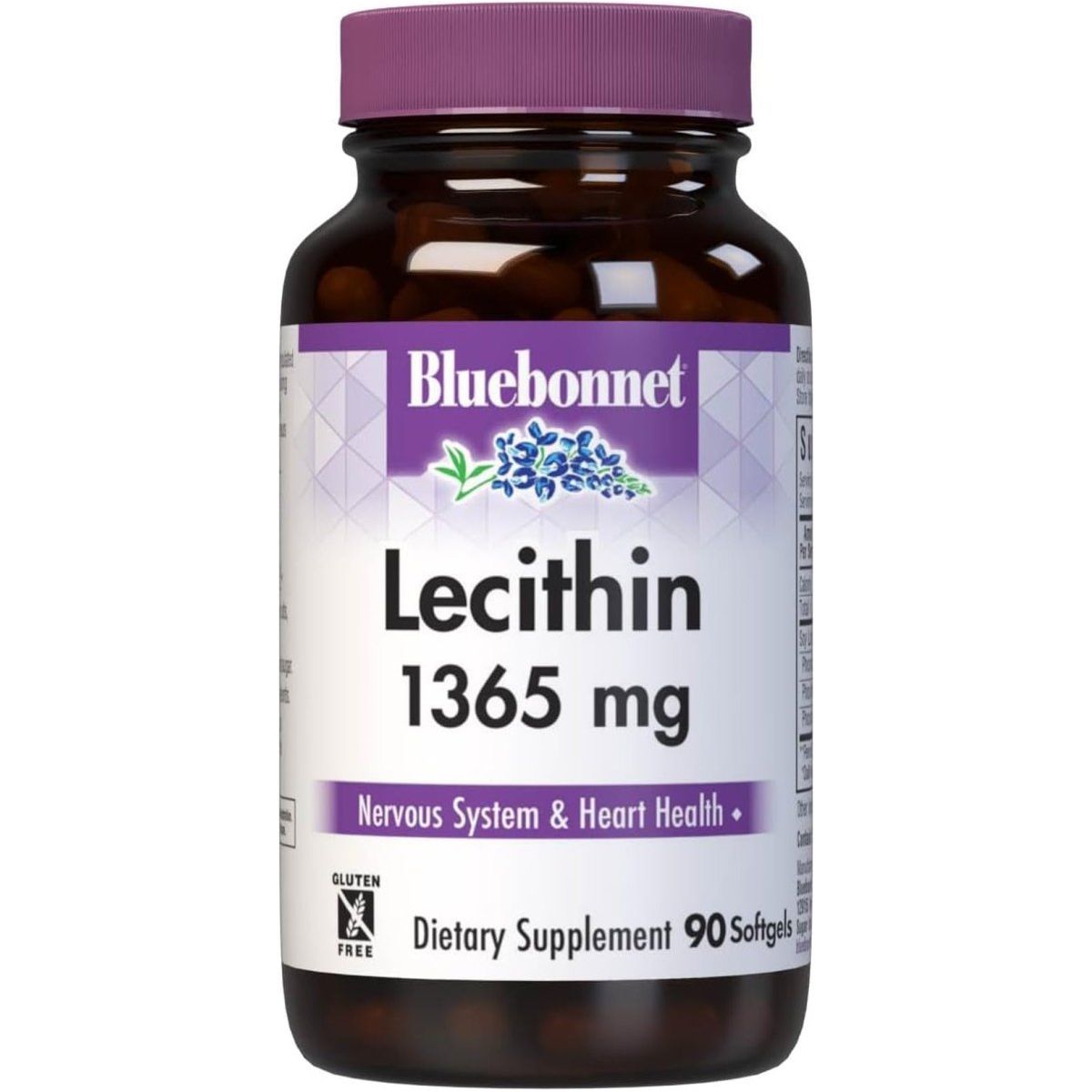 Bluebonnet Lecithin 1365Mg, 90 Count - Suppviv