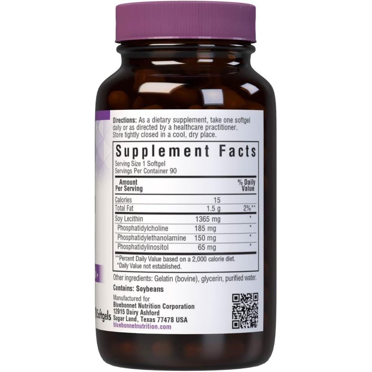 Bluebonnet Lecithin 1365Mg, 90 Count - Suppviv