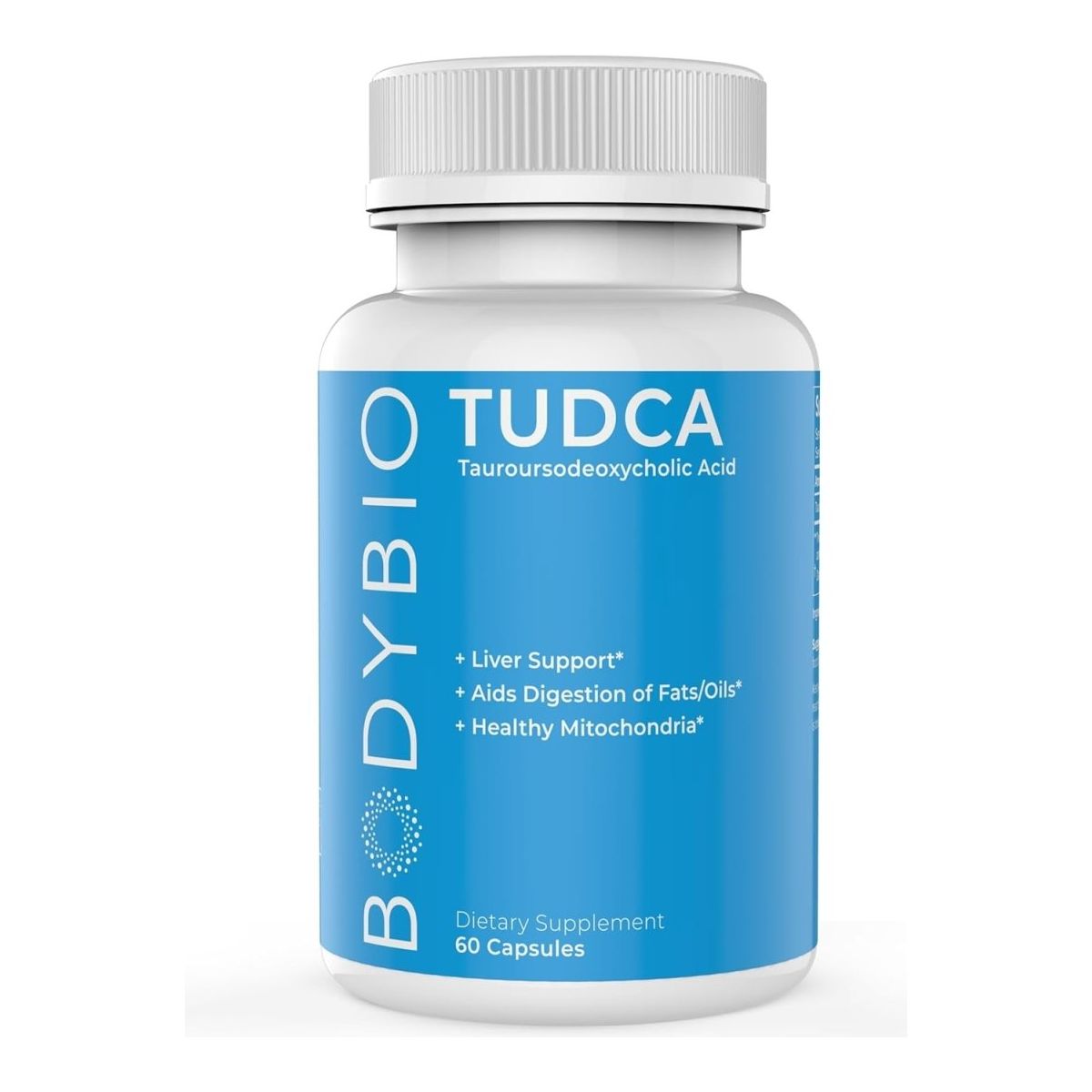 Bodybio Tudca Liver Support for Detox and Cleanse , Cognitive and Digestive Health 60 Ct 1 PACK - Suppviv