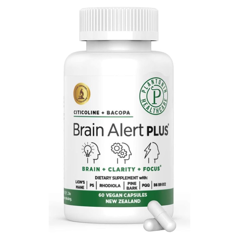 Brain Alert with Citicoline and Bacopa Monnieri - Suppviv