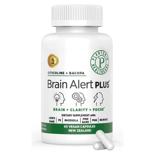 Brain Alert with Citicoline and Bacopa Monnieri - Suppviv