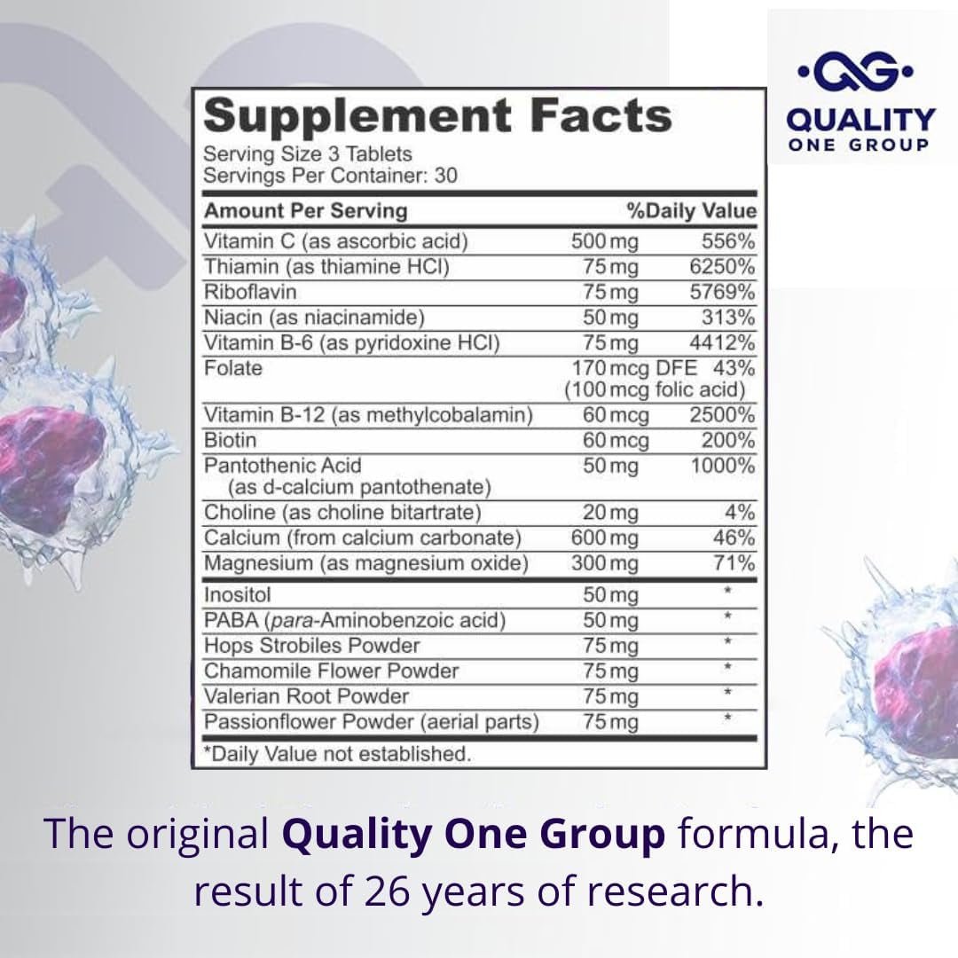 Brain Health Supplements | Choline, Chamomile and Passionflower Vitamins - Supports Mood & Mental Focus - 60 Capsules - Suppviv