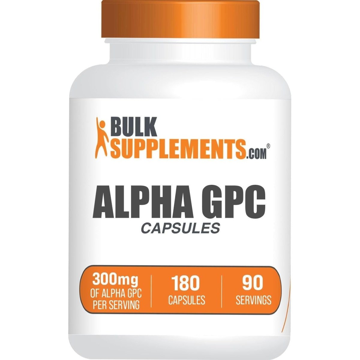 Bulksupplements.Com Alpha GPC Capsules - Acetylcholine Supplements, Alpha GPC 300Mg - 180 Capsules - Suppviv