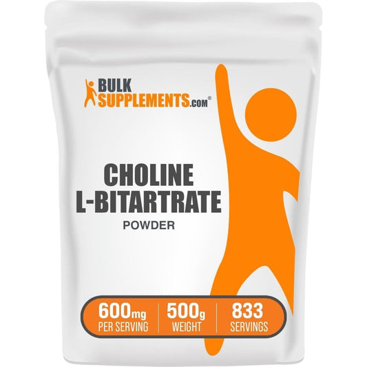 Bulksupplements.Com Choline Bitartrate Powder - 600Mg per Serving, 500G (1.1 Lbs) - Suppviv