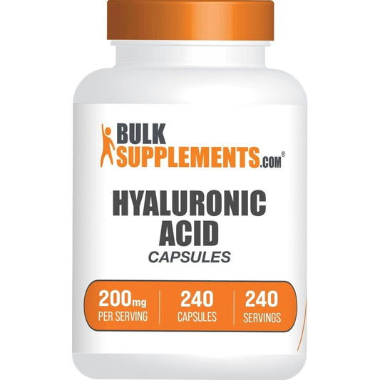 Bulksupplements.Com Hyaluronic Acid Capsules - 200Mg - 240 Capsules - Suppviv