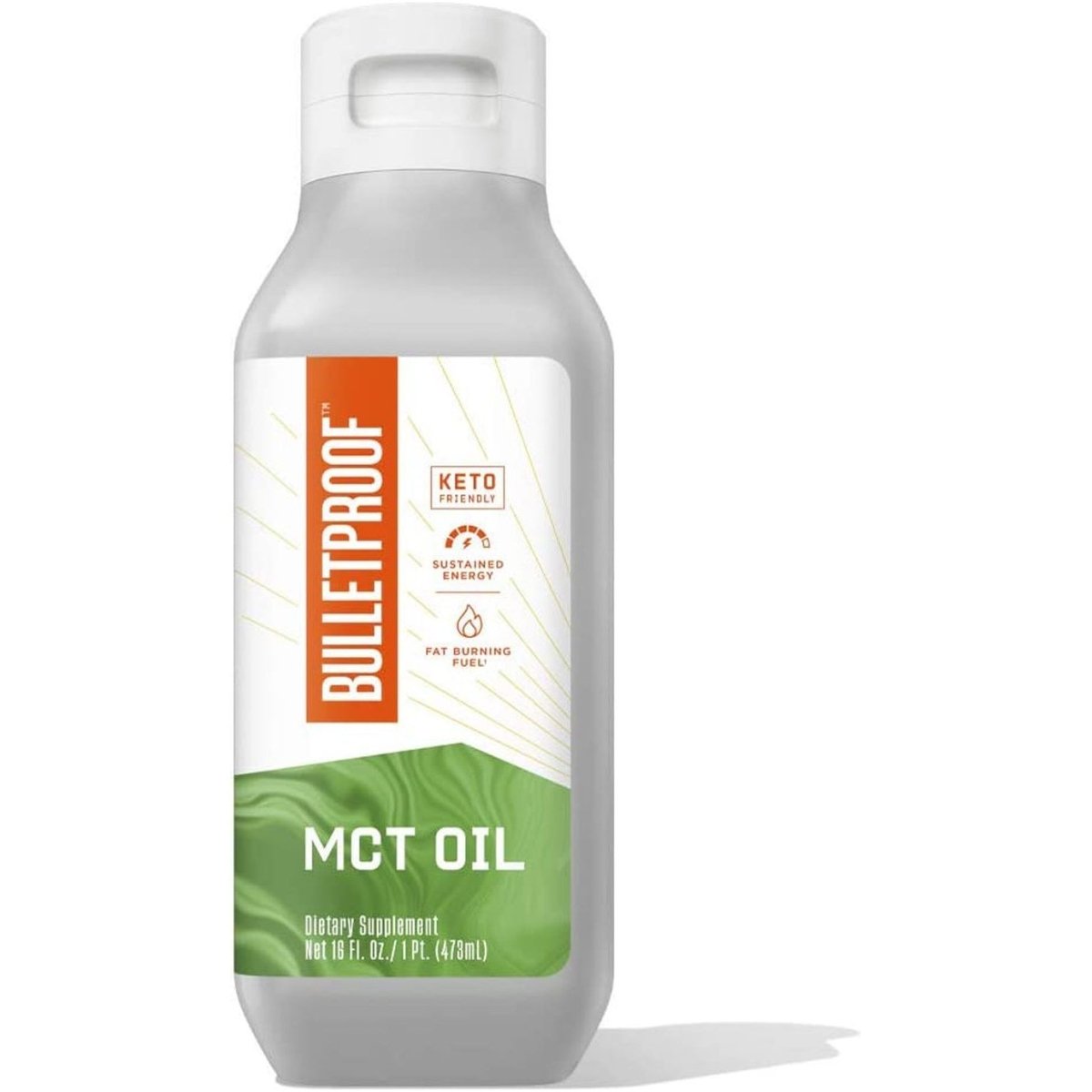 Bulletproof MCT Oil Made with C10 and C8 Oil, 16 Ounces, Keto Supplement for Sustained Energy - Suppviv