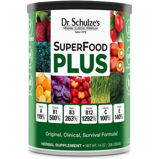 Dr. Schulze’S Superfood plus | Vitamin and Mineral Herbal Concentrate 14 Ounce Powder