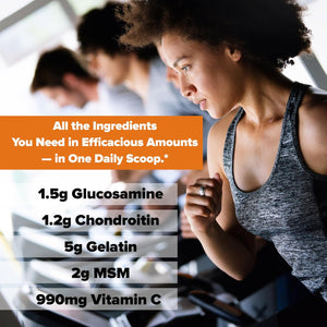Labrada Nutrition Elastijoint, Orange Flavor,Glucosamine Joint Support Supplement Powder 