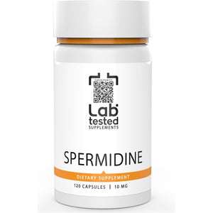 Spermidine 3HCL Supplement - 120 10Mg Capsules  - Spermidine Trihydrochloride