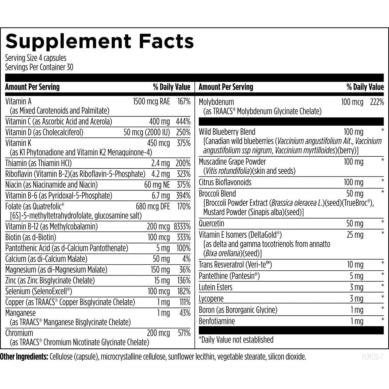 Designs for Health Primal Multi - Paleo-Friendly Multivitamin Supplement (120 Capsules)