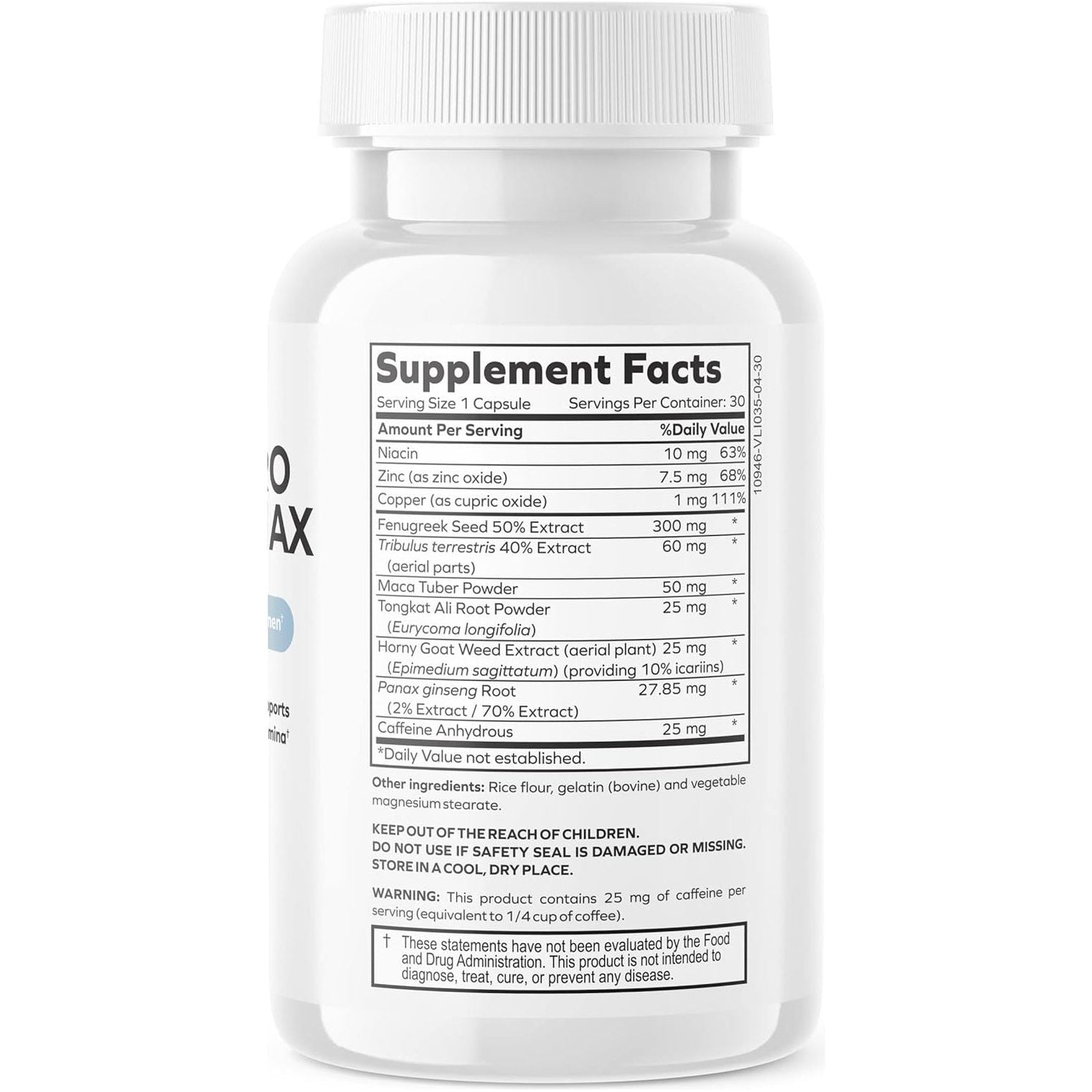 Testpro Testosterone Support Ultra for Men with Fenugreek, Tribulus & Maca