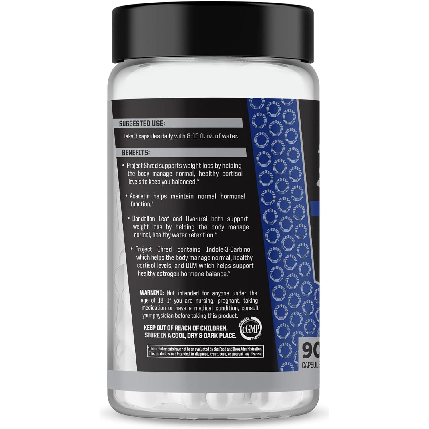 Anabolic Warfare Project Shred, Manage Normal Healthy Cortisol Levels & Water Retention