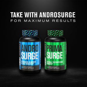 Jacked Factory Testosterone Booster for Men PRIMASURGE - W/Tongkat Ali, Primavie, Ashwagandha 60 Veggie Pills