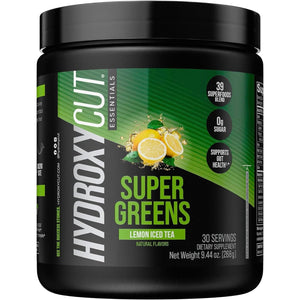 Hydroxycut Essentials Super Greens for Immune Support, Probiotics & Prebiotics, and Gut Health Support. 30 Servings